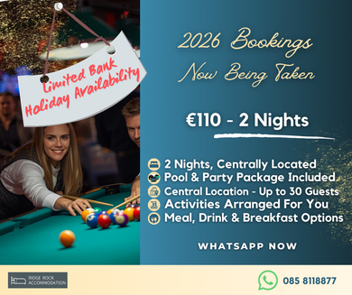 2026 Bookings - Now Being Taken